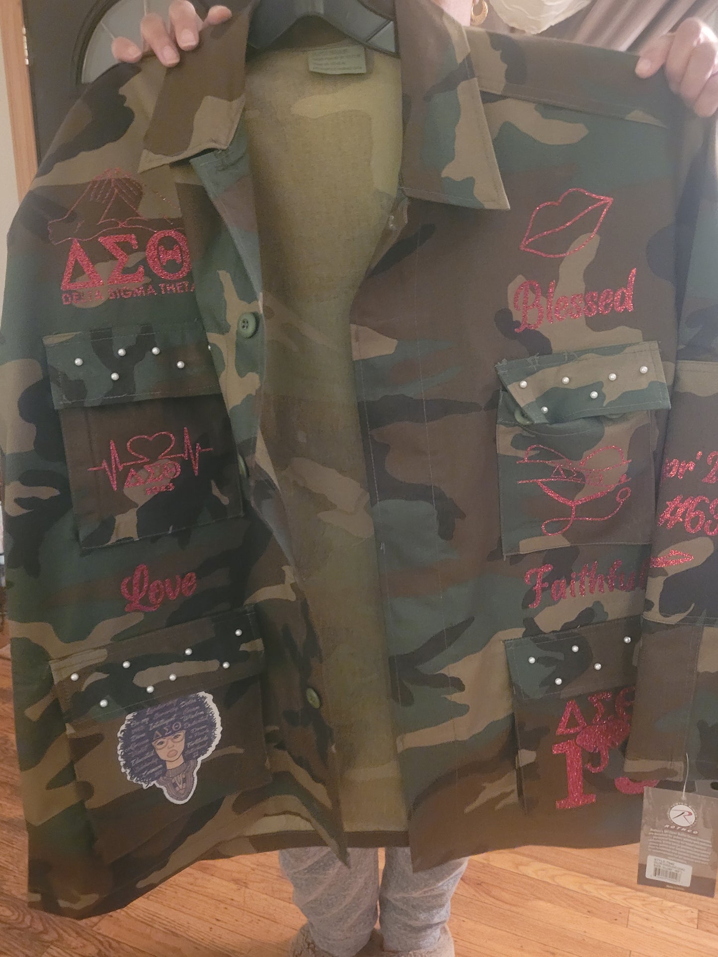 Customized Camouflage Delta Jacket