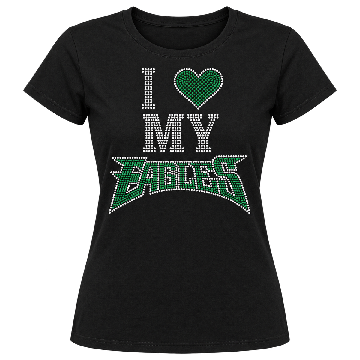 I Love My Eagles Rhinestone T-shirt