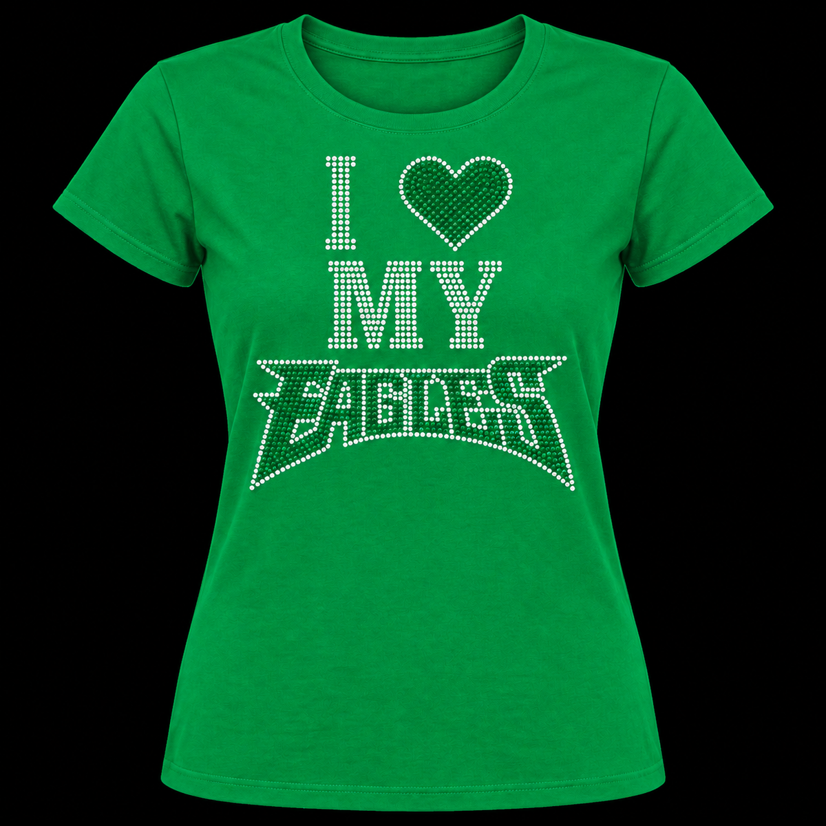 I Love My Eagles Rhinestone T-shirt