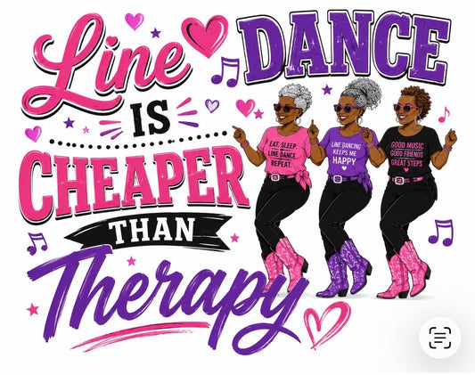 Line Dance Rhinestone T-Shirt